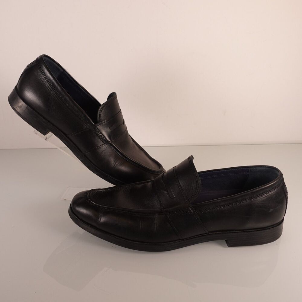 Cole Haan Men's Jefferson Grand OS Leather Penny Loafer Black C25079 Size 11 M
